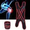 1Pair Adjustable Pressurized Patella Kneecap Outdoor Cyling Climbing Sport Kneepad