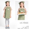 Ocean & Ground Stylish Kids Apron and Triangle Set, khak,