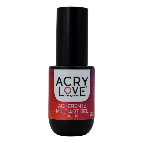 Acry Love Adherente Multiart Gel Uv 14ml P/ Foil, Encapsular Acry Love Color Transparente