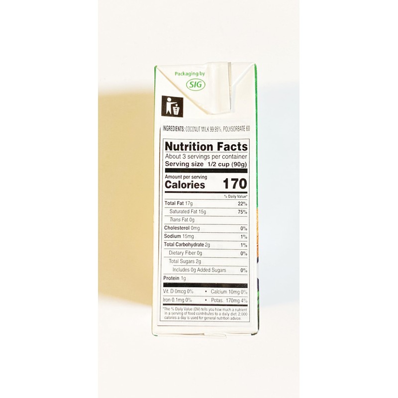 Coconut Milk, Original, 8.5 fl oz, Pack of 2