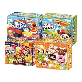 Kracie Popin Cookin Assortment of Donut, Festival, Sushi, Bendo (Total 4 sets)