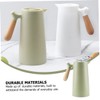 Ciieeo Small Insulated Pot 1l Thermal Kettle Wood Handle for