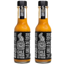 Anillo de Fuego Hot Sauce – 2-Pack Carolina Reaper, Dark Rum & Honey Blend – Extreme Heat Artisan Chili Sauce from Honduras – Sweet & Fiery Small Batch Set