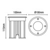 Forum ZN-20965-SST Pan IP65 Recessed Drive Over Ground Light Stainless