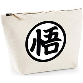 Hippowarehouse Goku's kanji printed make up cosmetic wash bag 18x19x9cm