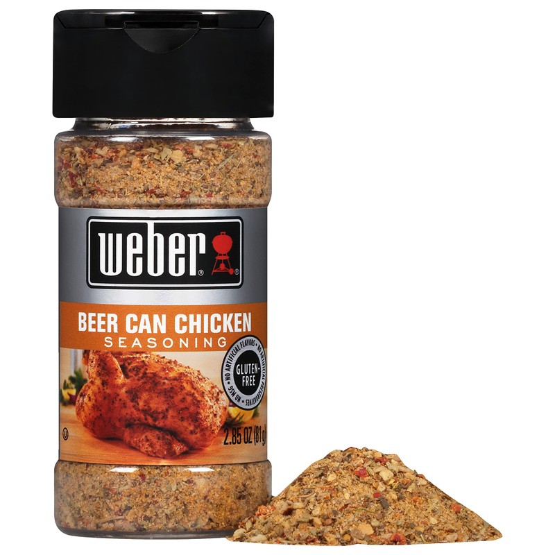 Weber Beer Can Chicken Seasoning, 2.85 Ounce Shaker