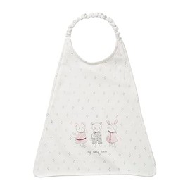 VERTBAUDET Toddler Bib Wool White Mice