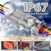 Laisomeke 4 Pin Electrical Connector Waterproof Connector,Male and Female Way