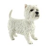 Leonardo Collection West Highland Terrier Figure, Stone, White, 10 x 4 x 14 cm