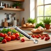 Stainless Steel Strawberry Huller and Tomato Stem Corer Tool Multi-Function