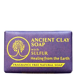 Zion Health Ancient Clay Soap with Sulfur Fragrance Free Zion Health 6 oz Bar Soap
