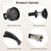 3 PCS Shampoo Bowl Hose and Sprayer, Flexible Rubber Hose