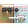 6in Sliding Bolt Gate Latch Keyless Entry Door Lock，Door Security