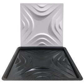 Plastic Mold ABS 3D Wall Panels Plaster (Gypsum) and Concrete 19.7" x 19.7" DIY - Maral