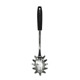 Fackelmann Initial Spaghetti Spoon Stainless Steel with PP Plastic Handle, 32cm