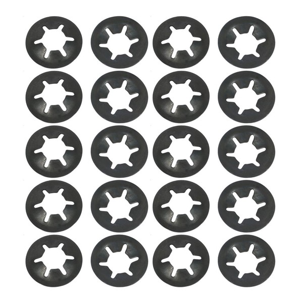 sourcing map Press Lock Washer Locking Clips Internal Tooth Washers