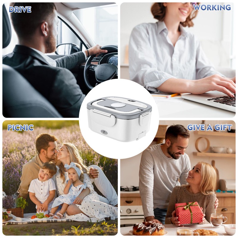 2 110V Car Portable Food Heating Lunch Box Electric Heater
