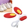 Shoe Dryer Red with Timer Ceramic Heater Deodorizing Function Fast