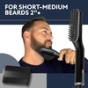 Beard straightener of men - straightening brush, original heated beard