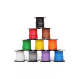 OHM 100ft MilSpec high temperature wire cable 22 Gauge GREEN Tefzel M22759/16-22-5