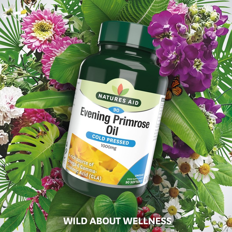 Natures Aid Evening Primrose Oil 1000 Mg, 90 Capsules