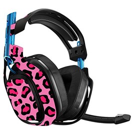 MightySkins Skin Compatible with Astro A50 3rd Generation Gaming Headset - Pink Leopard Protective, Durable, and Unique Vinyl Decal wrap Cover Easy to Apply, Remove, and Change Styles Made in The USA