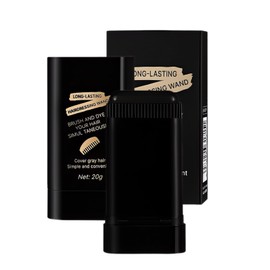 Temporary Hair Color Stick, 20G Black Hair Dye Comb,Instant Coverage, Quick Styling & Concealing, Portable Dye Comb For Travel Business Trips (Natural Black)