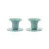 KunstIndustrien, Turquoise Candleholder, The Bell, pack of 2