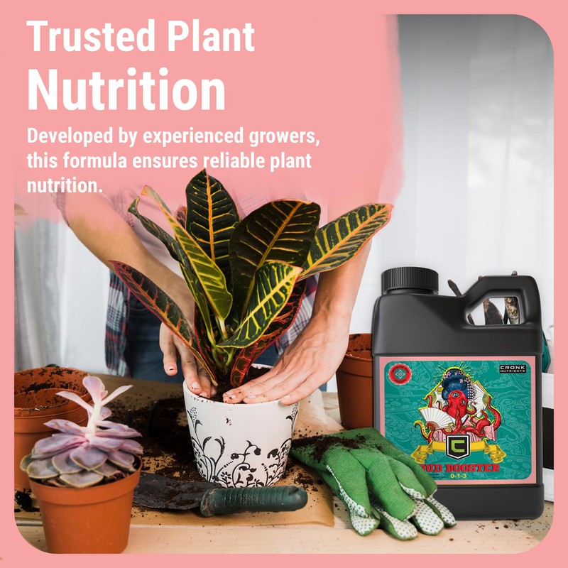 Cronk Nutrients Bud Booster - Best Budding Fertilizer for Maximum
