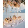 Nervure 350PCS Gold Plastic Plates - Gold Plastic Dinnerware Sets