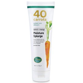 40 Carrots Retinol Rich Face Mango Facial Moisture Splurge Moisturizer - Deeply Hydrating, Helps Nourish, Plump & Brighten Skin | Made in USA, Paraben & Cruelty Free (4oz)