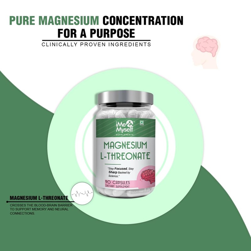 iMeMyself Magnesium l- Threonate Capsules - 90 Caps