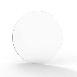 KastLite Frosted Acrylic Disc | Plexiglass Circle with Custom Thickness and Diameter | Selection: 0.125" Thickness with 8" Diameter