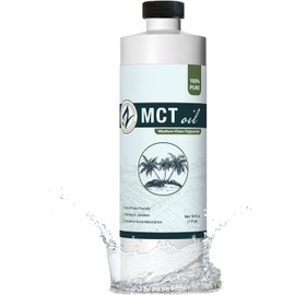 Zatural MCT Oil, Food and Therapeutic Grade, Carrier Oil, Massage Oil, Hydrating Oil, Hair Oil, 0 Additives, Pure MCT Oil (16 Ounce)