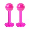 2pc 1.2mm 16g Labret Bar Studs Lip Ring Monroe Tragus