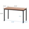 BEST BOARD 24x48 Inches Writing Computer Desk Modern Simple Study