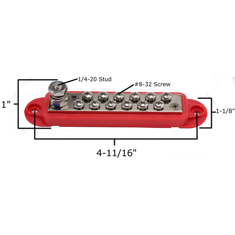 Fastronix 12 Terminal Power Distribution Block Kit