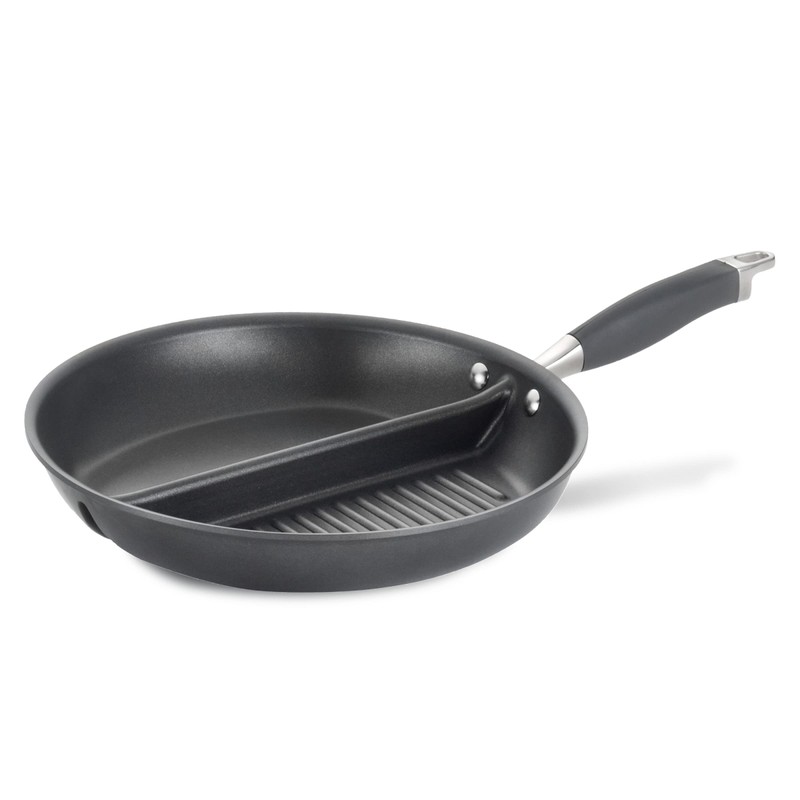 Anolon Advanced Hard Anodized Nonstick Divided Grill / Griddle Pan