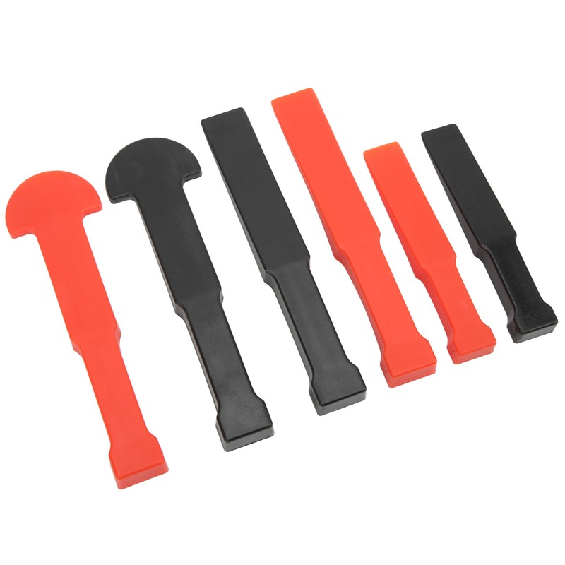 6pcs Non Marring Pry Bar Set Universal ABS Multi Wedge