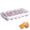 18 Grid Eggs Carrier Container, Plastic Egg Holder Trays, Storage