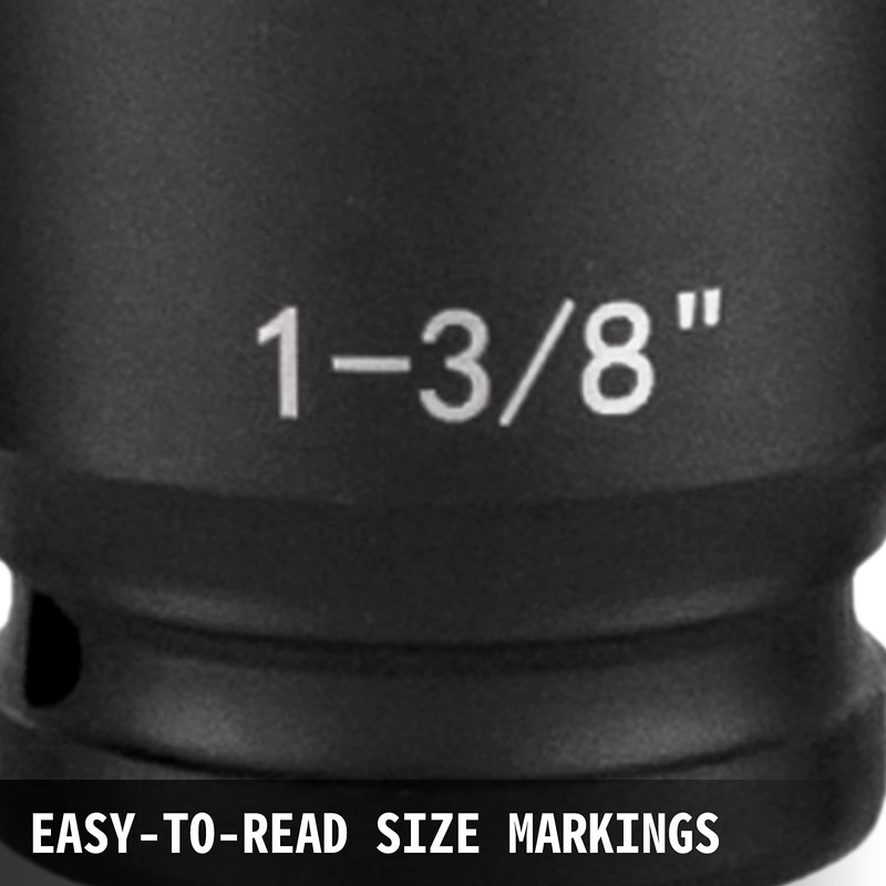 VEVOR Impact Socket Set 1/2 Inches 19 Piece Impact Sockets,