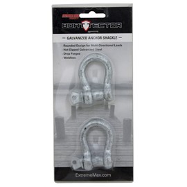 Extreme Max 3006.6608 BoatTector Galvanized Anchor Shackle - 3/8"