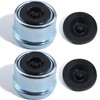 iBroPrat 2pcs Trailer Axle Dust Cap Cup Grease Cover 1.98"