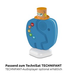 TechniSat Technifant Hütchen Traditional Children's Songs (Alle meine Entchen, Backe, Backe Kuchen und weitere, Spielzeit ca. 52 Minutes, Audio Content Suitable for Children from 0 Years, German)