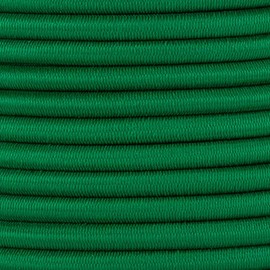 1 m Rubber Cord – Hat Elastic – Round Elastic, High Quality, Extra Strong in 5 mm, Green
