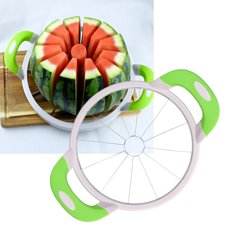Watermelon Cutter Manual Stainless Steel Fruit Slicing Tool for Home