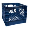 Juggernaut Storage Juggernaut Storage 16QT Heavy-Duty Plastic Square Milk Crate