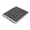 Numeric Keyboard Mini USB Rechargeable Wired 28 Keys Thin Portable