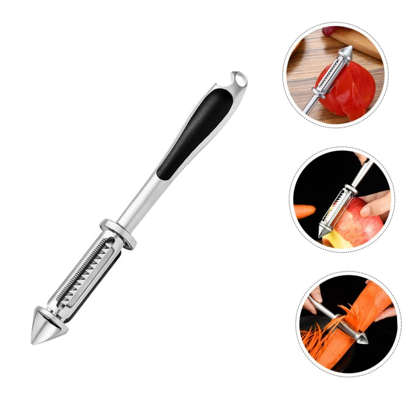 COLLBATH Multi Functional Vegetable Peeler and Grater Tool Ergonomic Kitchen