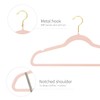 ManGotree Velvet Coat Hangers, Non-Slip Felt Suit Hangers, Ultra-Slim Space